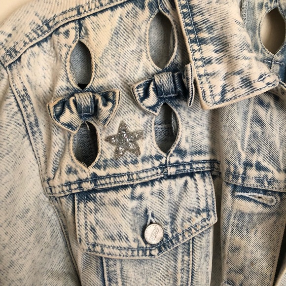 Vintage Disney Mickey Minnie custom jean jacket - Picture 3 of 8